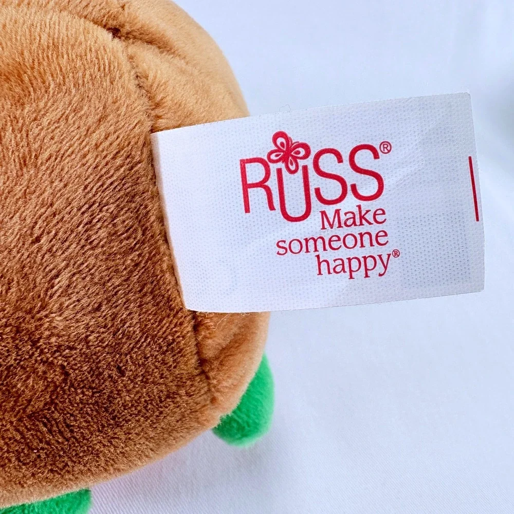 Russ Made Someone Happy Snackeez Luv U Latte Plush 7in Coffee Cup Heart